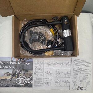 Lock with Cable Via Velo Heavy Duty Bicycle U Lock 14mm Shackle and 10mm NEW
